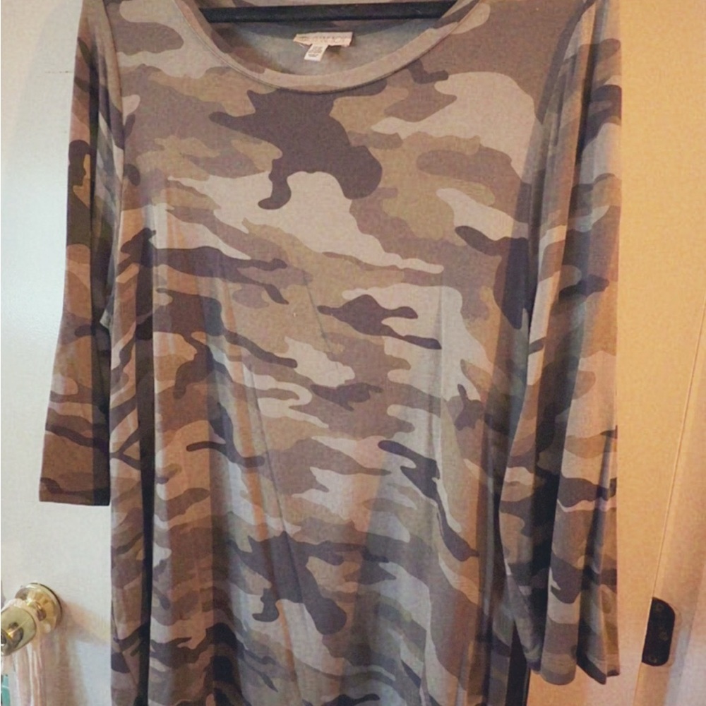 Camouflage Women's Tunic Top